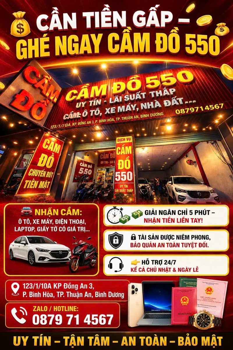 Cầm Đồ 550 – ảnh 1