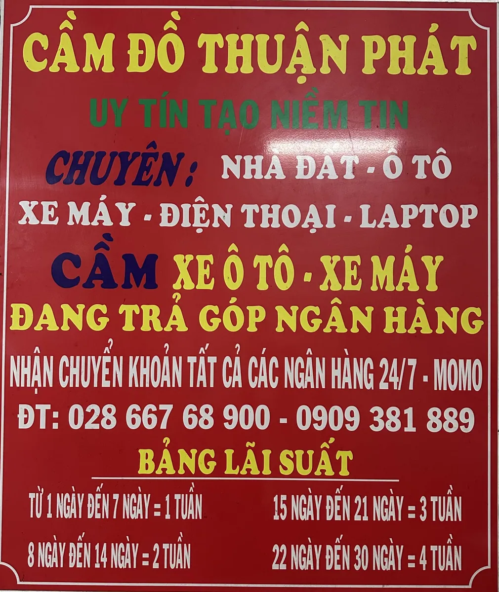 Cầm Đồ Thuận Phát 85 Văn Cao Q Tân Phú – ảnh 3