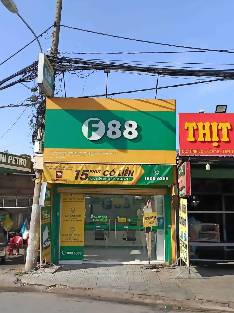 Vay nhanh bằng cà vẹt Củ Chi - F88 1 Tỉnh lộ 8 – ảnh 2