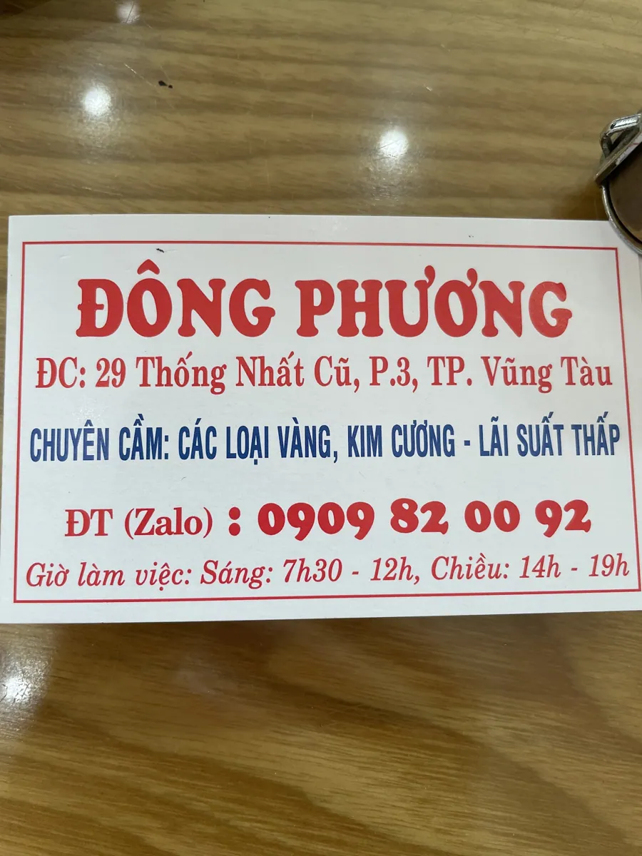 Dịch Vụ Cầm Đồ Đông Phương – ảnh 3